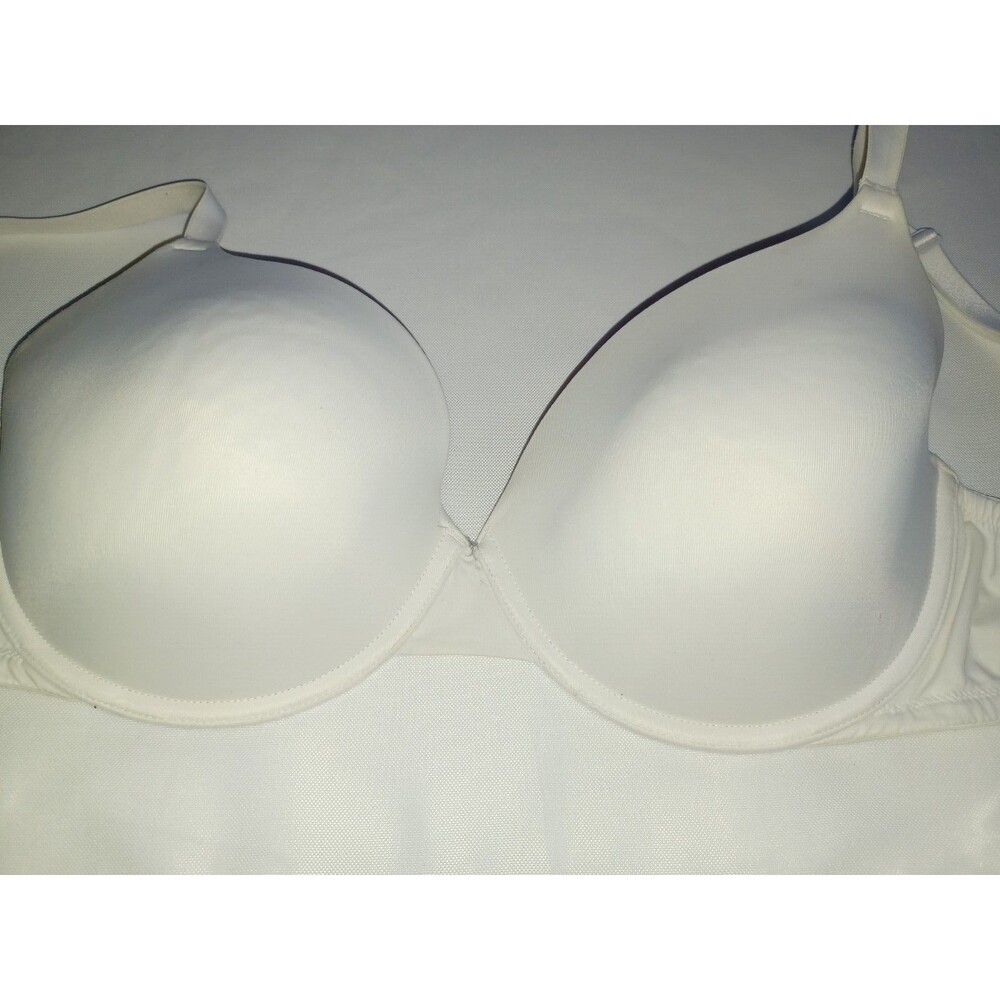 Victoria Secret PINK 34DDD bra T-shirt Lightly Lined women's White
